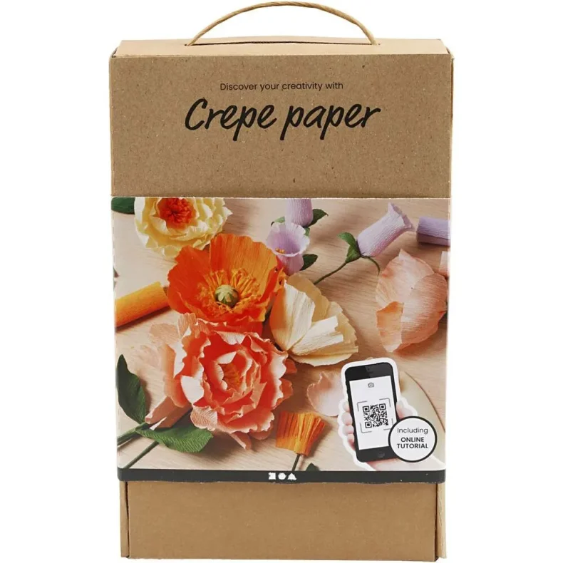 Crepepapirblomster Start DIY Kit ass. farver