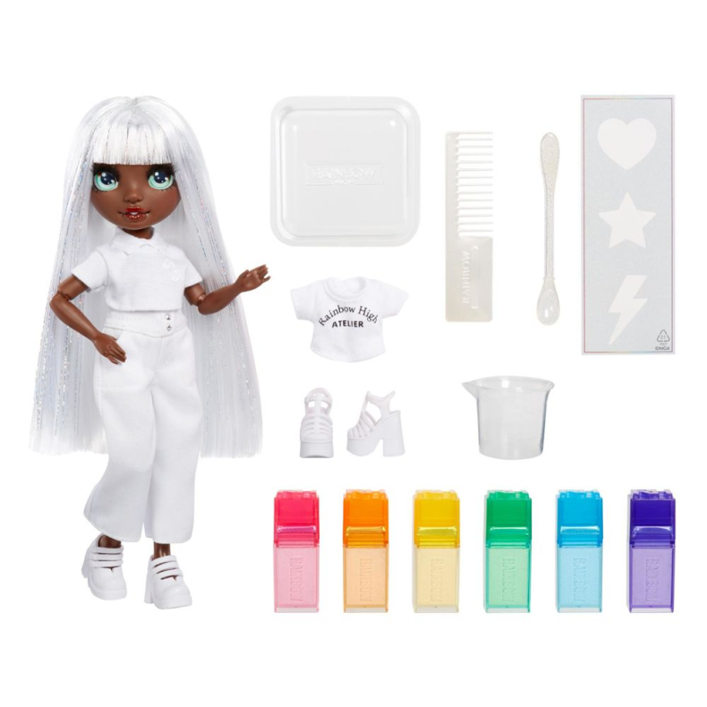 Rainbow High Watercolor & Create Dukke