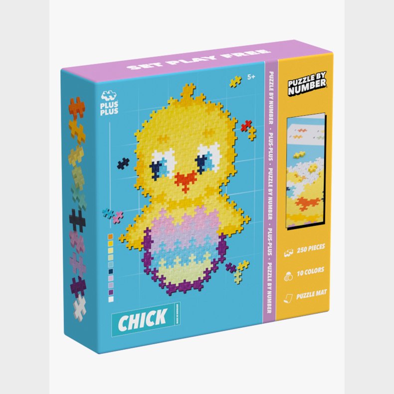 Plus-Plus Puzzle By Numbers Chick Bygges�t 250 Dele