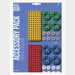 Plus-Plus Red and Yellow Tilbeh�rspakke 30 Dele