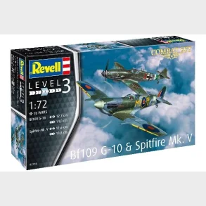 1:72 Combat Set Bf109G-10 & Spitfire Mk.V