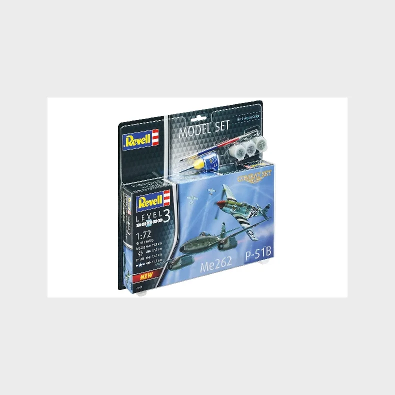 Revell - Model Set Combat Set Me262 &amp; P-51B
