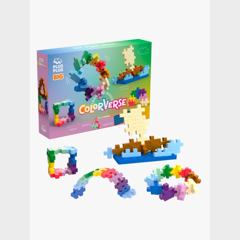 Plus-Plus BIG Learn To Build Colorverse Super Bygges�t