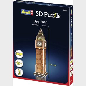 Revell 3d Puzzle - Big Ben - 13 Brikker - 27 Cm