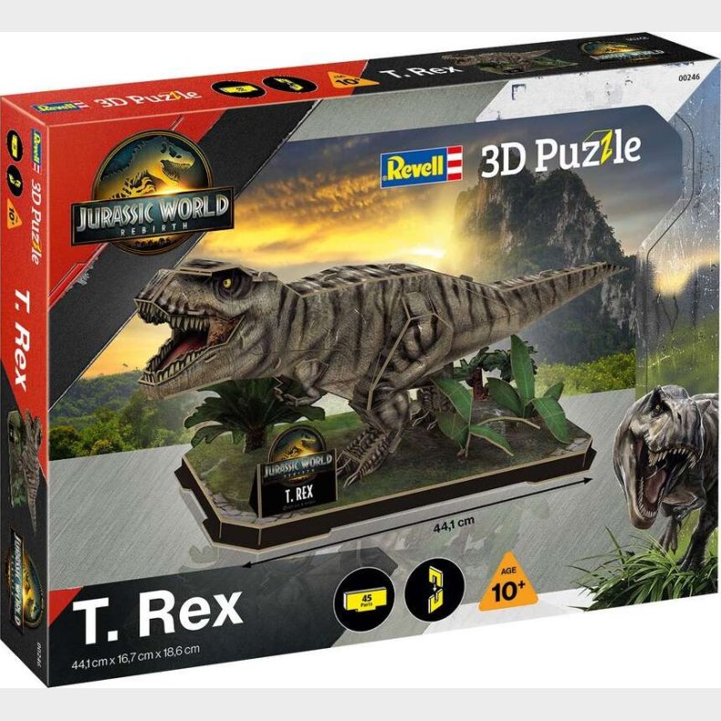 3d Puzzle Jurassic World Rebirth, New Dinosaur B - 00246 - Revell