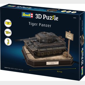 3d Puzzle Tiger I - German Tank - 00252 - Revell