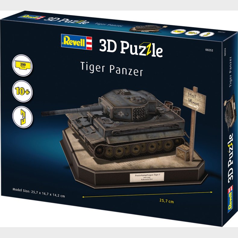 3d Puzzle Tiger I - German Tank - 00252 - Revell