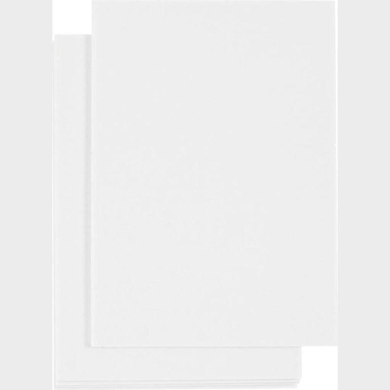 3d Skumark - 105x148 Mm - Tykkelse 2 Mm - Hvid - 5 Ark