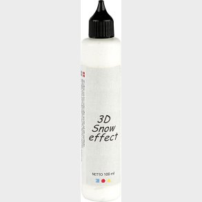 3d Snow Effect - Hvid - 100 Ml