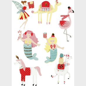 3d Klistermrker - Forskellige Figurer - 7 Stk