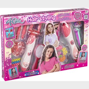 4-girlz - Hrdekorationsst Med Hrtwister Og Hrperlemaskine