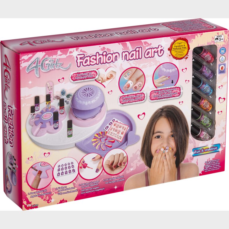 4-girlz - Neglesalon Til Brn - Nail Art