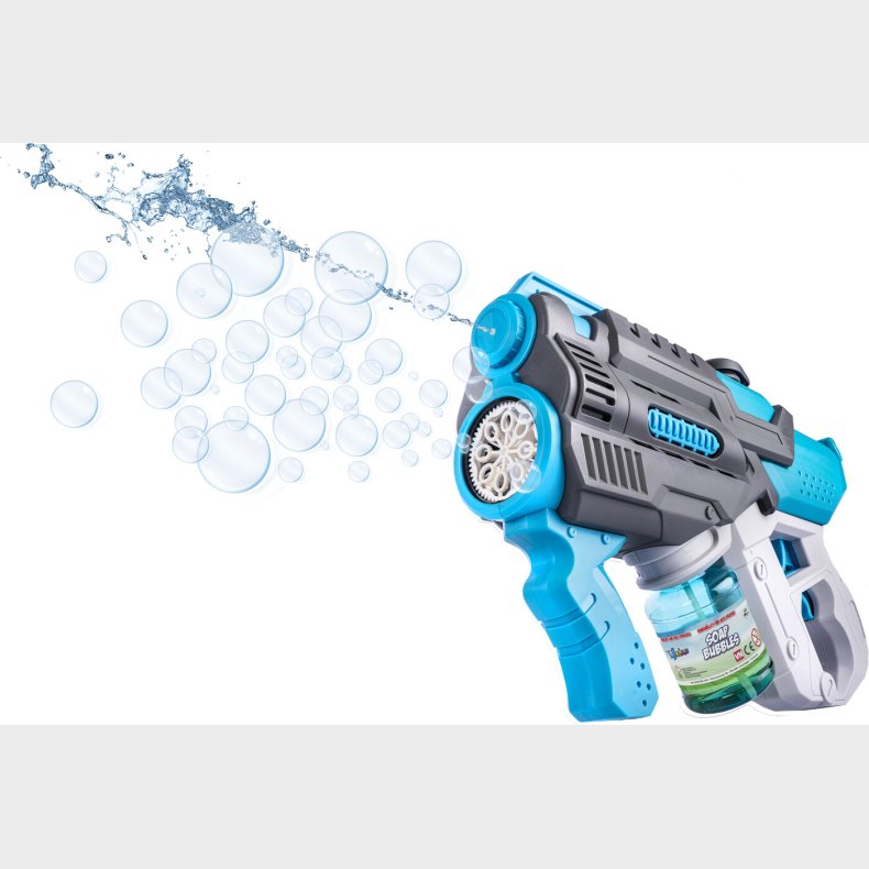 2-i-1 Vandpistol & S�beboblemaskine - Inkl. S�bevand