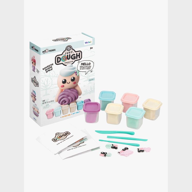 Just Dough Modellervoks Figur 57 g, 6-pak