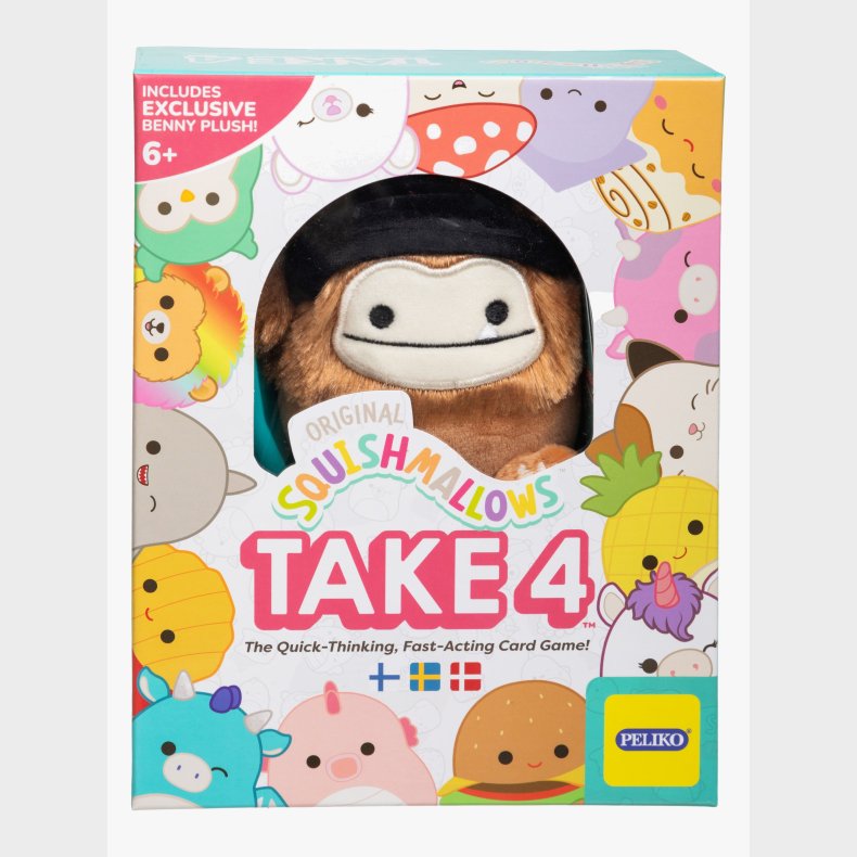 Peliko Squishmallows B�rnespil Take 4