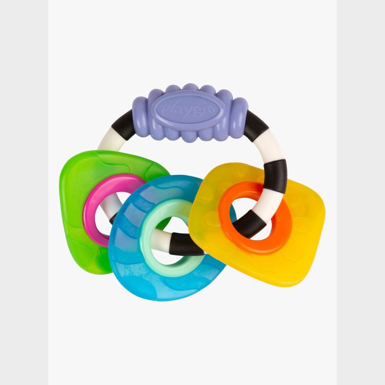 PlayGro Textured Teething Rattle Bideleget�j