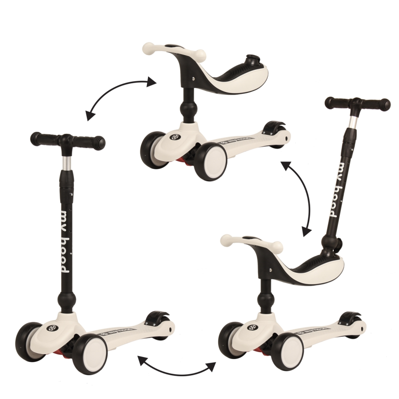 My Hood | Lbehjul/Lbecykel - Kick'n'Ride, Cool Gray