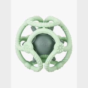 Nattou Soft Silicone Aktivitetsbold,Gr�n