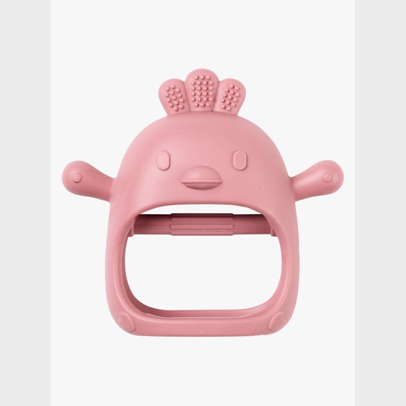 Nattou Soft Silicone Handske Bideleget�j, Old Pink