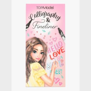 TOPModel Skrives�t 8-pak, Calligraphy &  Fineliner