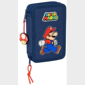 Nintendo Super Mario Dobbelt Penalhus, Marinebl
