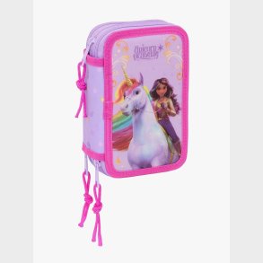 Unicorn Academy Penalhus med 3 Rum, Lilla