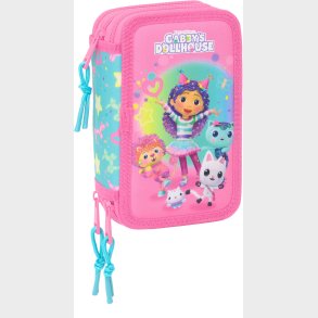 Gabby's Dollhouse Penalhus med 3 Rum 37pcs, Confetti