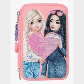 TOPModel Tredelt Penalhus med Pailletter