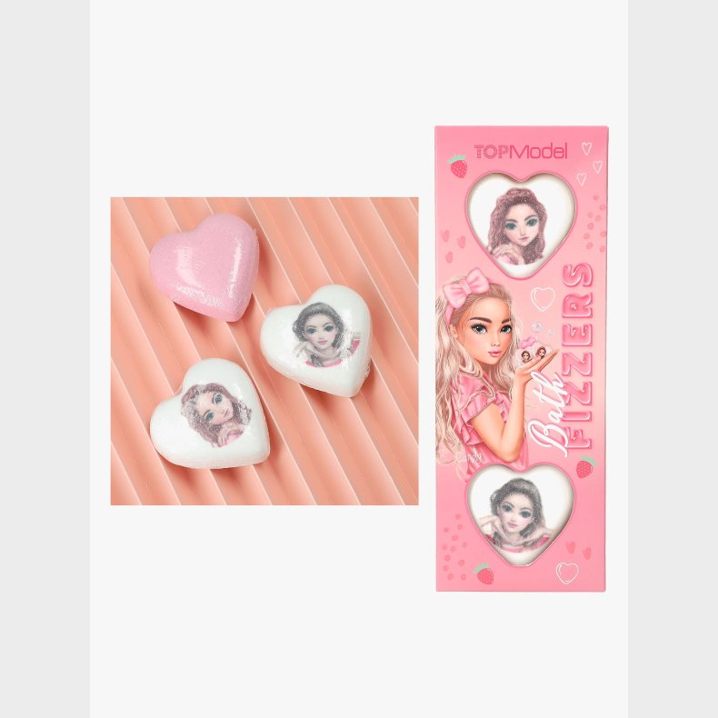 TOPModel BEAUTY and ME Badebombe Hjerte 3-pak