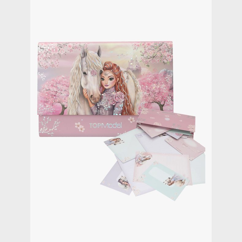 TOPModel Brevpapir i Mappe Viva Violet