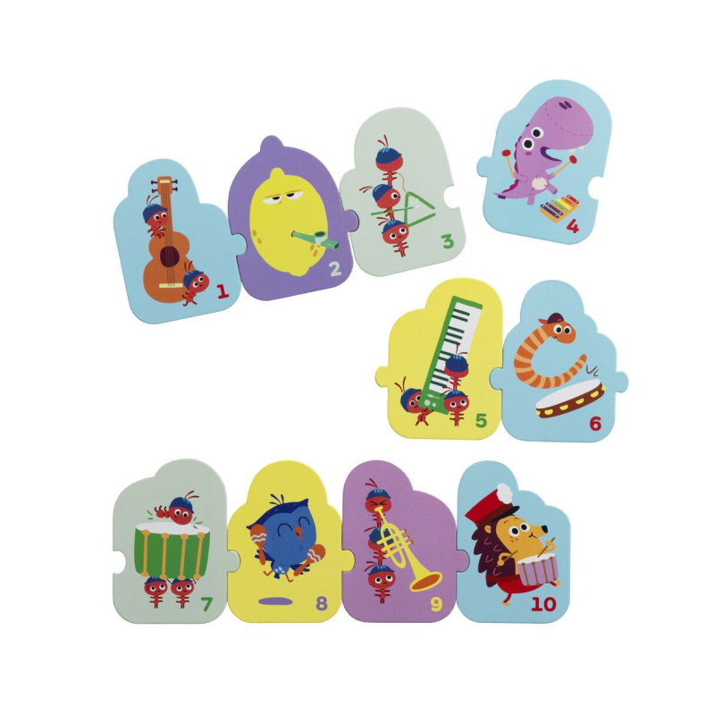 DR / Danmarks Radio | Puslespil m. 10 brikker - Pindsvinet Brste