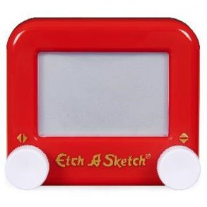 Etch A Sketch | Magnetisk tegnetavle - Mini Etch A Sketch