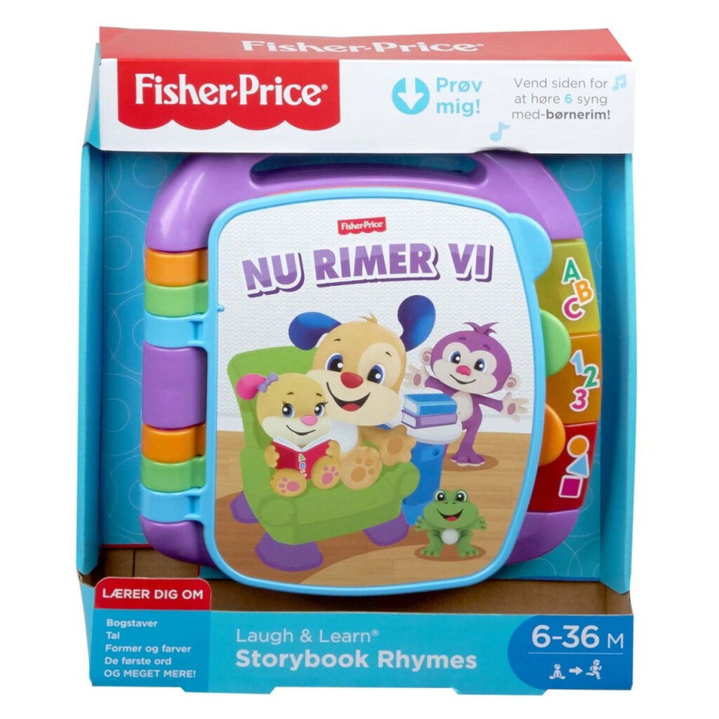 Fisher Price | Interaktiv bog - Nu rimer vi Dansk