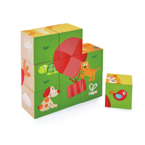 Hape | Klodspuslespil m. 9 klodser - Dyrevenner