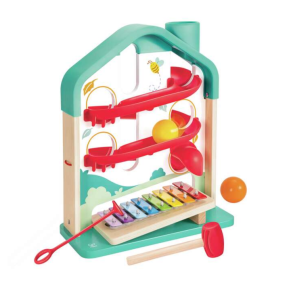 Hape | Kuglebanehus med xylofon