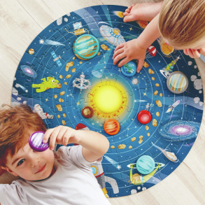 Hape | Puslespil m. 100 brikker - Solsystemet