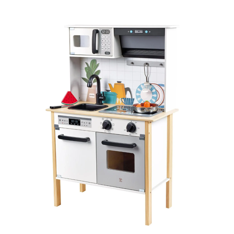 Hape | Legekkken med mikroovn, lys og lyd