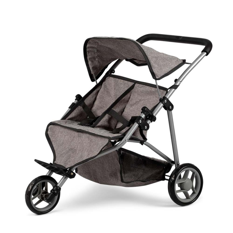 Tvillinge Dukkeklapvogn Gr�