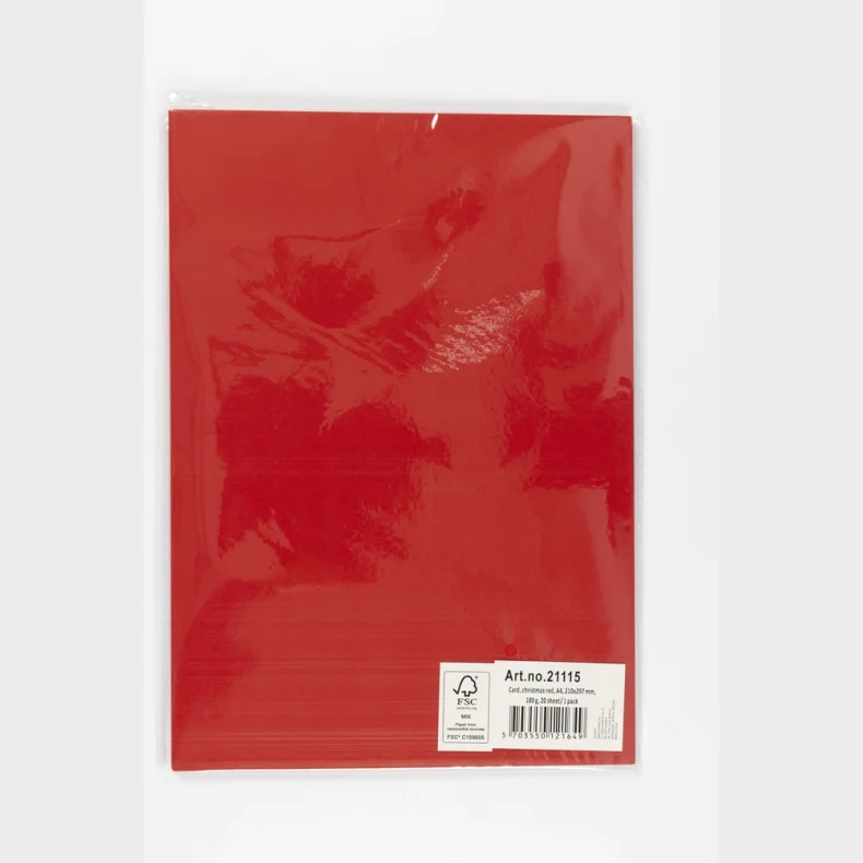 Karton A4 180 g rd 20 ark