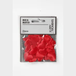 Satinhjerter 10-20mm rd 70 ass