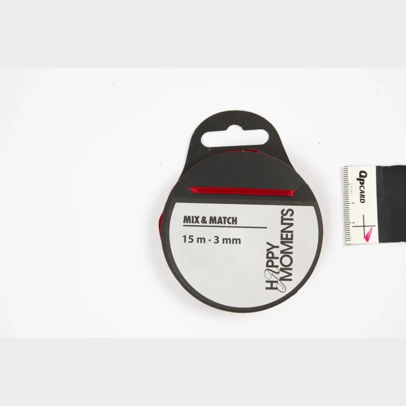 Satinbnd 3mm  15m vinrd