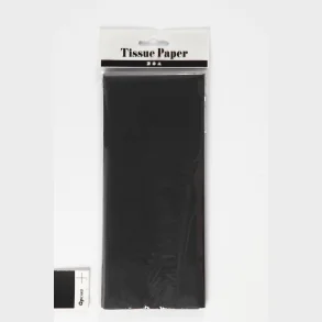 Silkepapir sort 10 ark 50x70 cm 14 g.