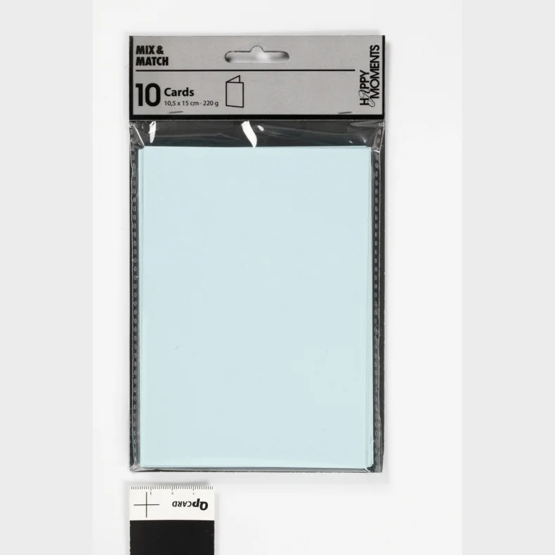 Kort lysebl 10,5x15 cm 220g 10stk