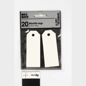 Manilla mrker rhvid 220g 20stk