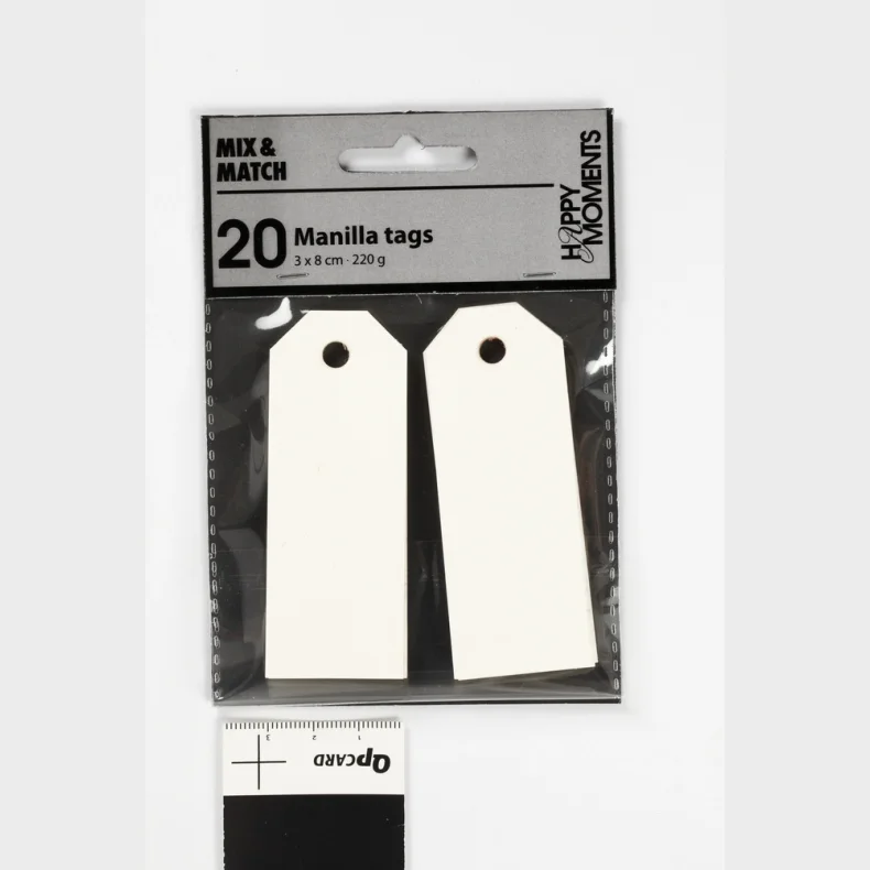 Manilla mrker rhvid 220g 20stk
