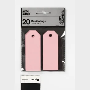 Manilla mrker lyserd 220g 20stk