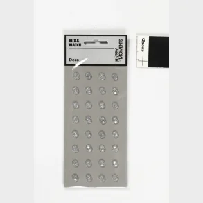 Rhinsten slv rund 8 mm 32stk