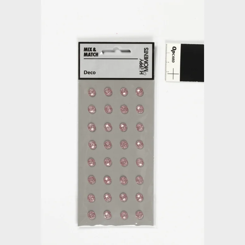 Rhinsten lyserd rund 8 mm 32stk