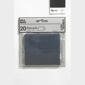 Bordkort bl 20 stk. str. 9X4 cm 220 g