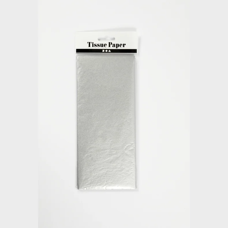 Silkepapir slv 6 ark 50x70 cm 17 g.